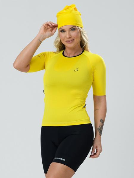 Camisa Ciclismo Feminina Fit Pro Tibe Savancini (4316) Imagem de Camisa Ciclismo Feminina Fit Pro Tibe Savancini (4316)