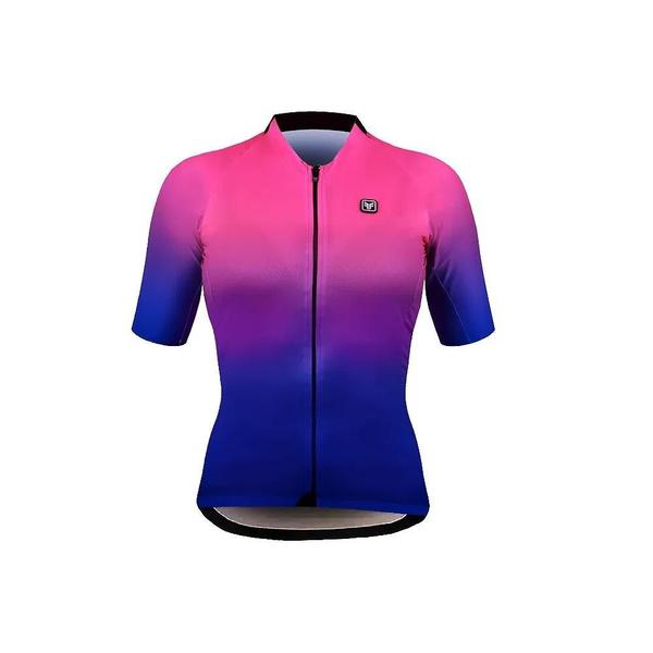 Imagem de Camisa Ciclismo Feminina Free Force Start All Fit Gradient