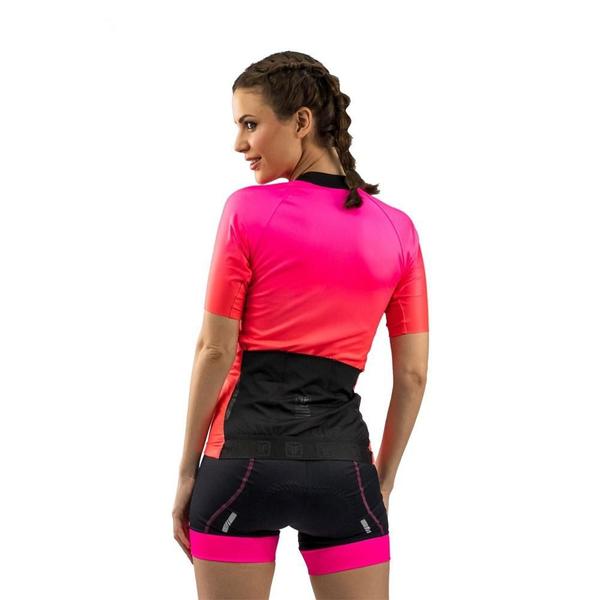 Imagem de Camisa Ciclismo Feminina Free Force Start All Fit Gradient