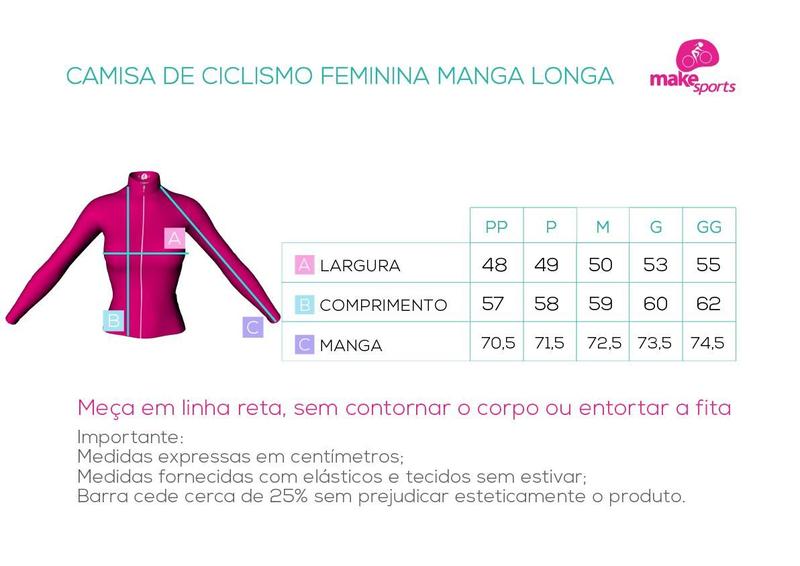 Imagem de Camisa Ciclismo Feminina Manga Longa Black