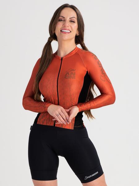 Camisa Ciclismo Feminina Manga Longa Infinity Iron Savancini (3309) Imagem de Camisa Ciclismo Feminina Manga Longa Infinity Iron Savancini (3309)