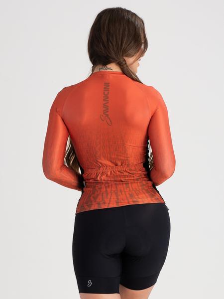 Camisa Ciclismo Feminina Manga Longa Infinity Iron Savancini (3309) Imagem de Camisa Ciclismo Feminina Manga Longa Infinity Iron Savancini (3309)