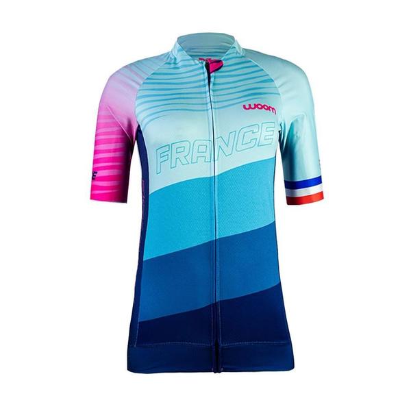 Imagem de Camisa Ciclismo Feminina Woom Supreme France