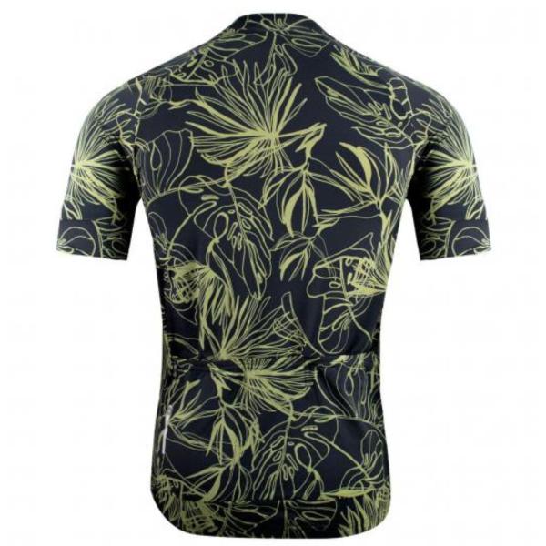 Imagem de Camisa Ciclismo Marcio May Masc. Funny Monstera Leaves Preta