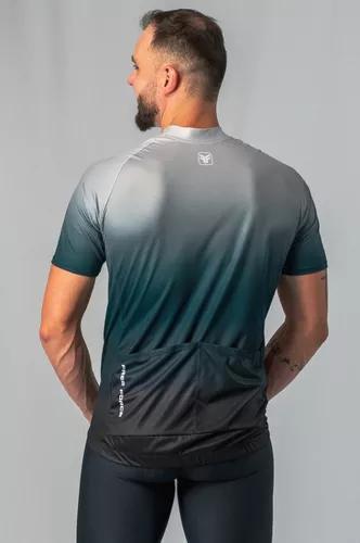 Imagem de Camisa Ciclismo Masculina Mtb Free Force Basic Dawn Cinza