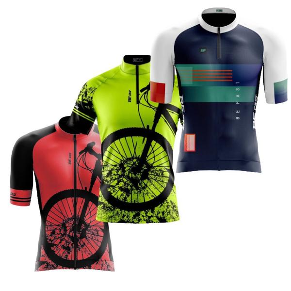 Imagem de Camisa Ciclismo Masculina Roupa para Ciclista Bike Bicicleta