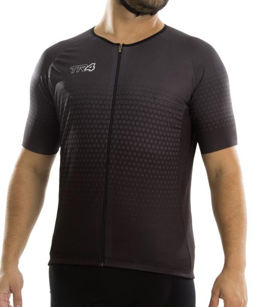 Imagem de Camisa Ciclismo Masculina TR4 Premium Black Masculina