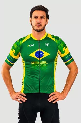 Imagem de Camisa Ciclismo Mtb Free Force Brasil Collection Cbc Basic