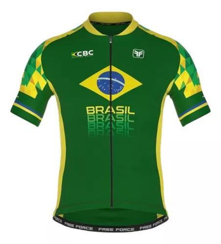 Imagem de Camisa Ciclismo Mtb Free Force Brasil Collection Cbc Basic