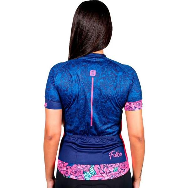 Imagem de Camisa Ciclismo Mtb Tradicional Feminina Donna Skull Furbo