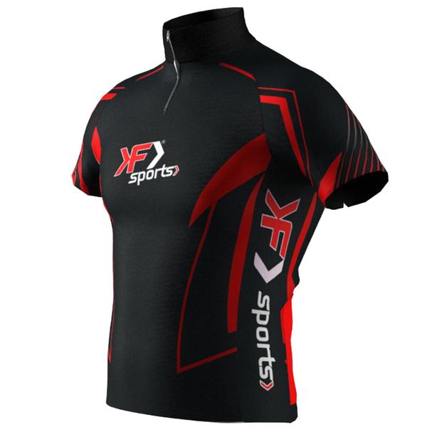 Imagem de Camisa Ciclismo Para MTB Speed F Sports Vermelha