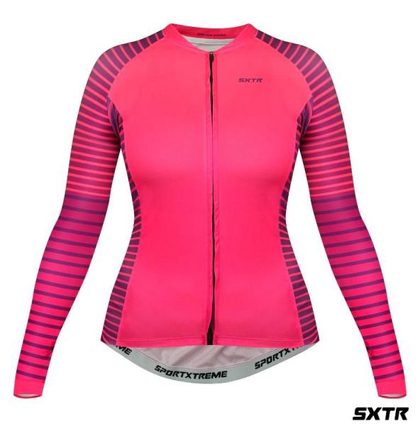 Imagem de Camisa Ciclismo Slim Fem Manga Longa SXTR Boreal