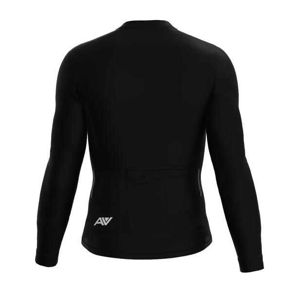 Imagem de Camisa Ciclismo Slim Pro Masc -  Manga longa - BLACK