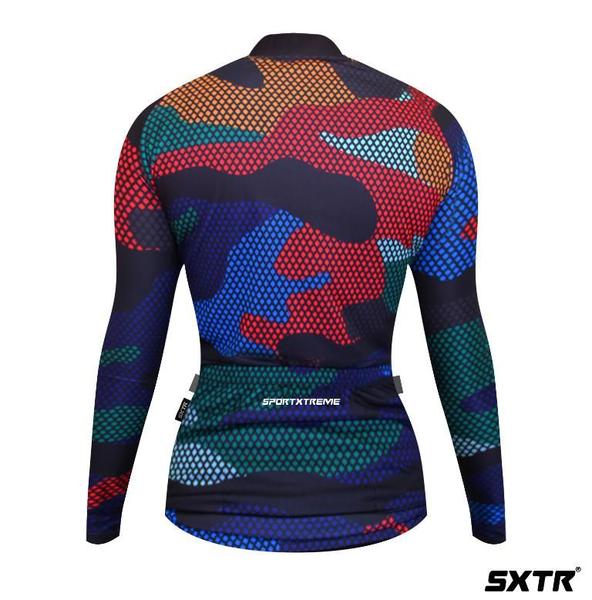 Camisa Ciclismo Slim Unissex Manga Longa SXTR Cargo - SXTR - Sportxtreme Imagem de Camisa Ciclismo Slim Unissex Manga Longa SXTR Cargo