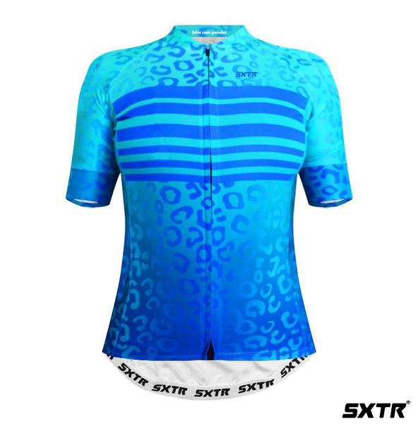 Camisa Ciclismo Slim Unissex Mcurta Sportxtreme Animali Azul - SXTR - Sportxtreme Imagem de Camisa Ciclismo Slim Unissex Mcurta Sportxtreme Animali Azul