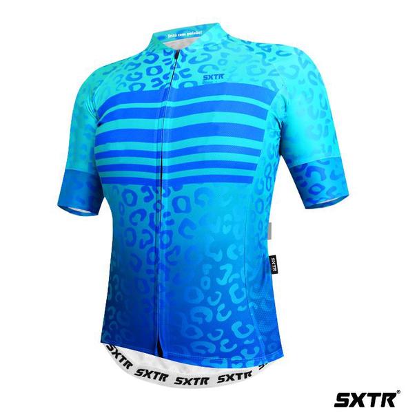 Camisa Ciclismo Slim Unissex Mcurta Sportxtreme Animali Azul - SXTR - Sportxtreme Imagem de Camisa Ciclismo Slim Unissex Mcurta Sportxtreme Animali Azul