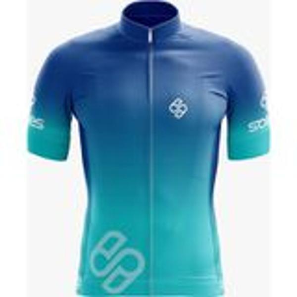 Imagem de Camisa Ciclismo Sport SOLIFES Azul Degradê