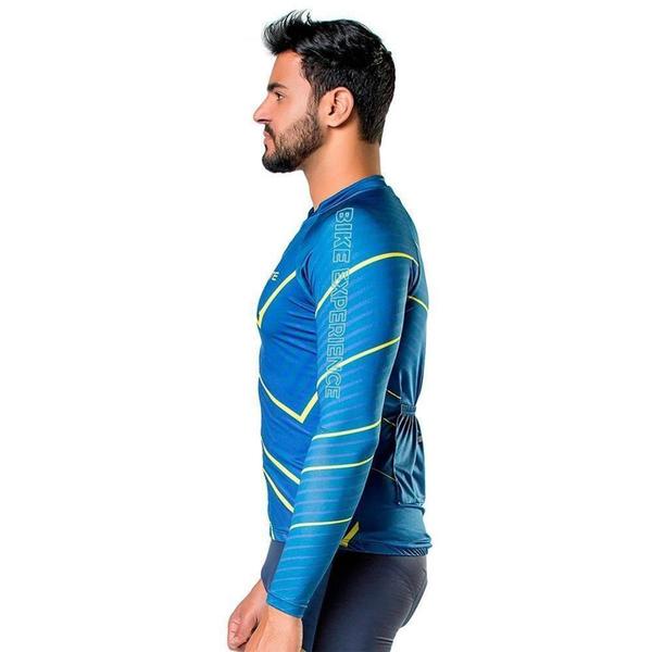 Camisa Ciclista Elite Masculina Bike Manga Longa Conforto Imagem de Camisa Ciclista Elite Masculina Bike Manga Longa Conforto