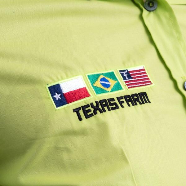 Imagem de Camisa Competicao Feminina Manga Longa Texas Farm - Cap007 - Verde Limao