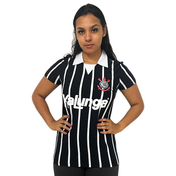 Imagem de Camisa Corinthians Retrô Kalunga 1990 - Feminina