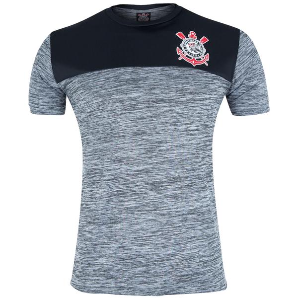 Imagem de Camisa Corinthians Spr Correa Masculino - Mescla+Preto