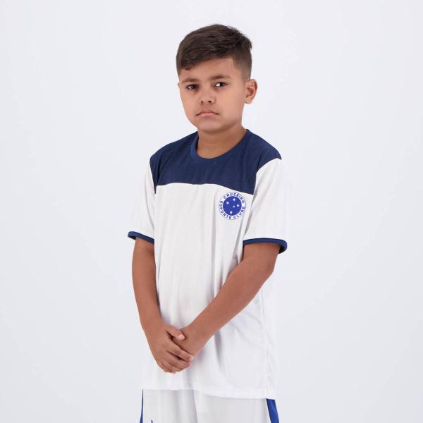 Imagem de Camisa Cruzeiro Grasp Infantil Branca