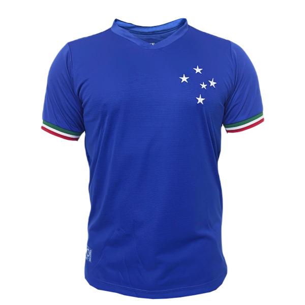 Imagem de Camisa Cruzeiro Retrô Edição Especial Palestra Itália Azul - Masculino