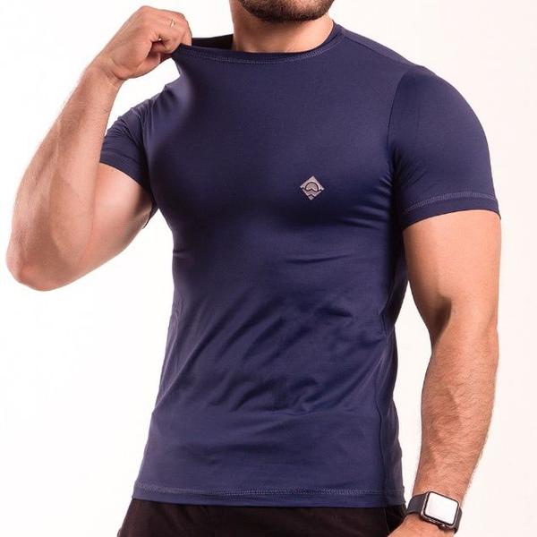 Imagem de Camisa De Academia Corrida Masculina Dry Fit Proteção Solar