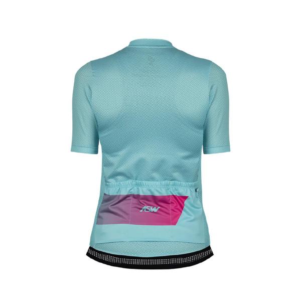 Imagem de Camisa de ciclismo asw flow feminina breeze azul tamanho m