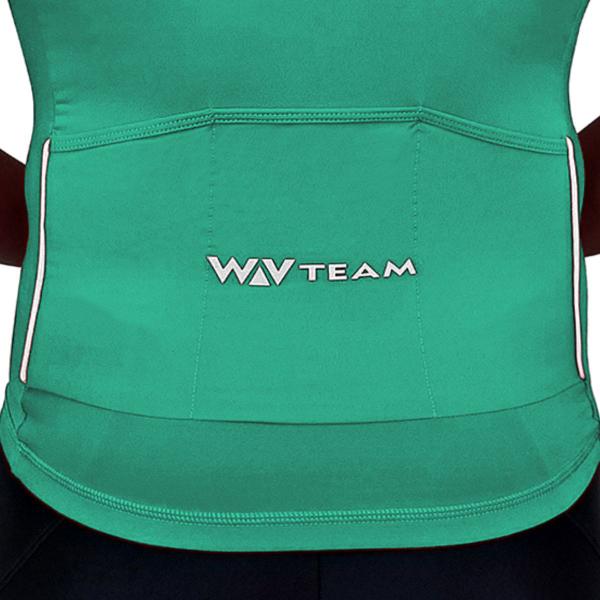 Camisa de Ciclismo Camiseta UV50 Unissex WV Team Ultra Verde Imagem de Camisa de Ciclismo Camiseta UV50 Unissex WV Team Ultra Verde
