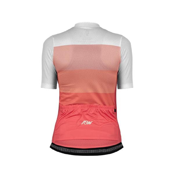 Imagem de Camisa de ciclismo feminina asw flow mono rosa tamanho m