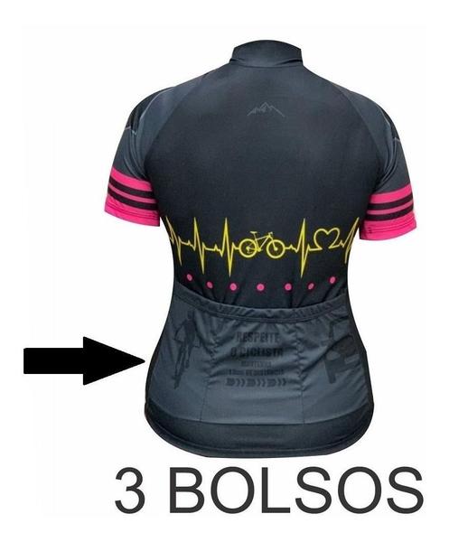 Imagem de Camisa De Ciclismo Feminina camiseta Roupas Para Ciclista Bike