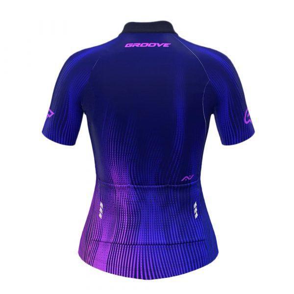 Imagem de Camisa de ciclismo Groove UltraXC feminino roxo XG