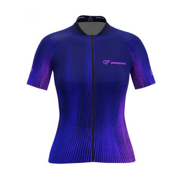 Imagem de Camisa de ciclismo Groove UltraXC feminino roxo XG