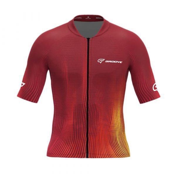 Imagem de Camisa de ciclismo Groove UltraXC masculino vermelho PP