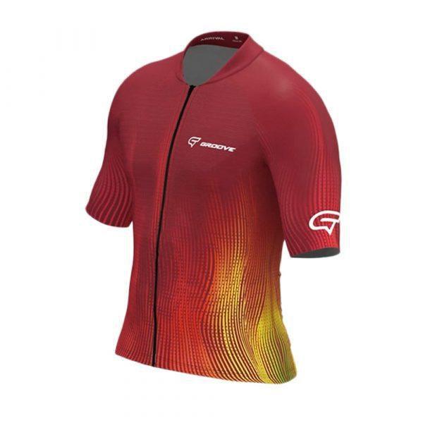 Camisa de ciclismo Groove UltraXC masculino vermelho PP - Groove Bikes Imagem de Camisa de ciclismo Groove UltraXC masculino vermelho PP