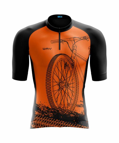Camisa de Ciclismo Masculina Bike Roda Várias Cores (Pro) Manga Curta - Way Imagem de Camisa de Ciclismo Masculina Bike Roda Várias Cores (Pro) Manga Curta
