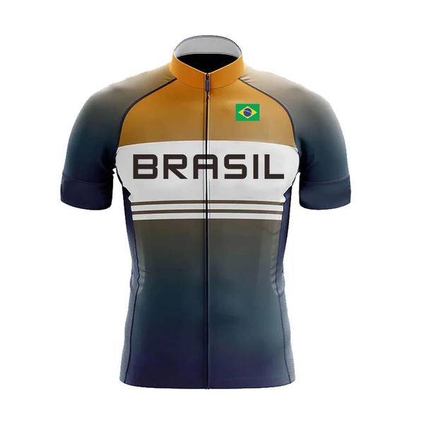 Imagem de Camisa de Ciclismo Masculina - Manga Curta, Respirável e Ideal para Verão