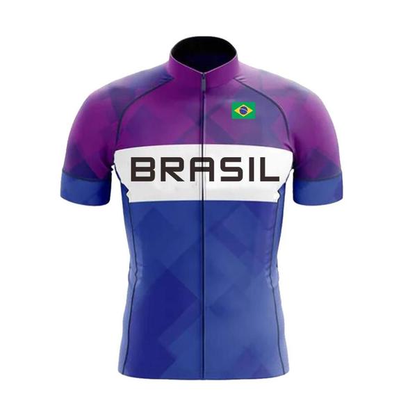 Imagem de Camisa de Ciclismo Masculina - Manga Curta, Respirável e Ideal para Verão