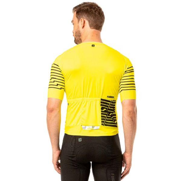 Imagem de Camisa de Ciclismo Mtb 1º Linha Premium Level Amarela Furbo