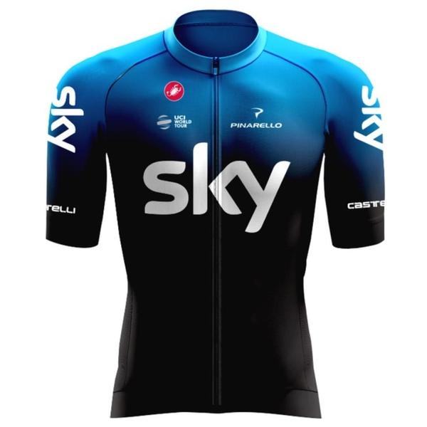 Imagem de Camisa de Ciclismo Time Sky Full Ziper