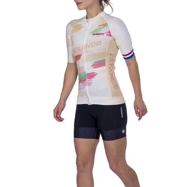 Imagem de Camisa De Ciclismo Woom Supreme Holanda UV 50+ 2021