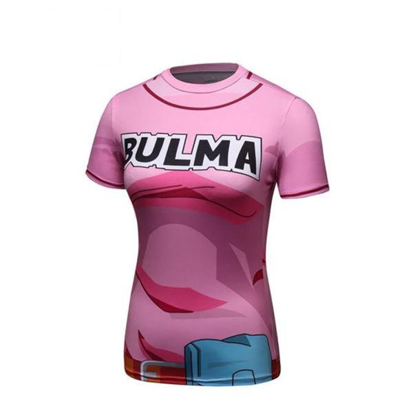 Imagem de Camisa de Compreessão Feminina Baby Look Bulma Manga Curta TS Rock Heroes