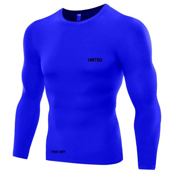 Camisa de compressão térmica United Pro Proteção Solar FPU50 Manga Longa Rash Guard Imagem de Camisa de compressão térmica United Pro Proteção Solar FPU50 Manga Longa Rash Guard