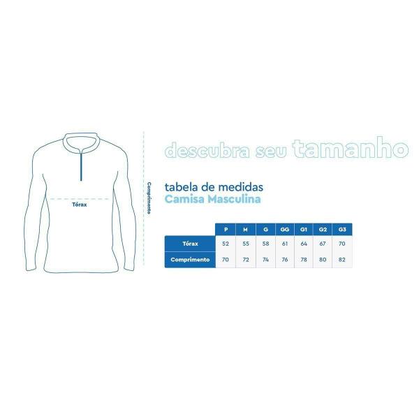 Camisa de Pesca Proteção Solar UV Clean 1 - Mar Negro Imagem de Camisa de Pesca Proteção Solar UV Clean 1 - Mar Negro