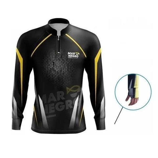 Imagem de Camisa de Pesca Proteção Solar UV Clean 1 - Mar Negro