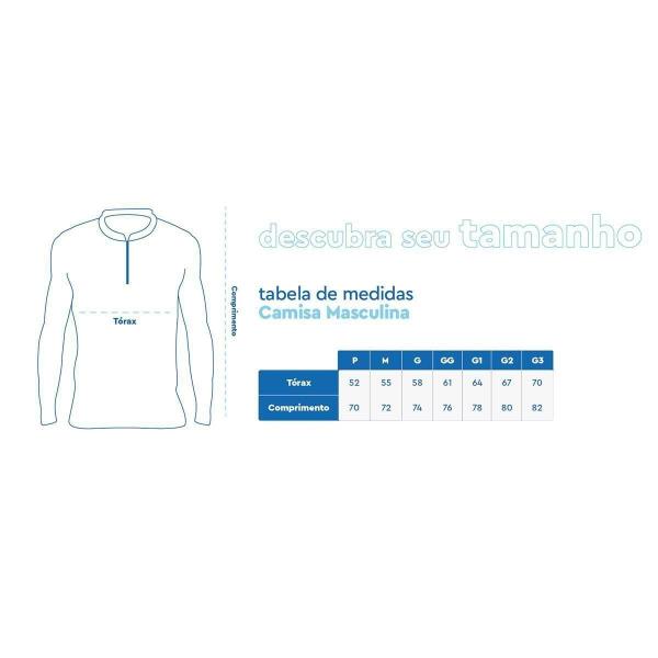 Camisa de Pesca Proteção Solar UV Clean 1 - Mar Negro Imagem de Camisa de Pesca Proteção Solar UV Clean 1 - Mar Negro