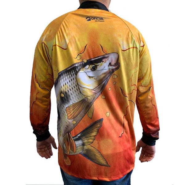 Imagem de Camisa de Pesca Proteção Solar UV Piapara + Bandana - Oficial da Pesca EXG