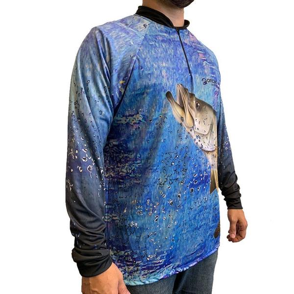 Imagem de Camisa de Pesca Proteção Solar UV Robalo + Bandana - Oficial da Pesca EXG