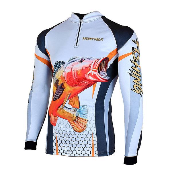 Imagem de Camisa de Pesca Tamanho Extra Grande C/Proteção Solar UV50+ Nortrek Escolha o Modelo